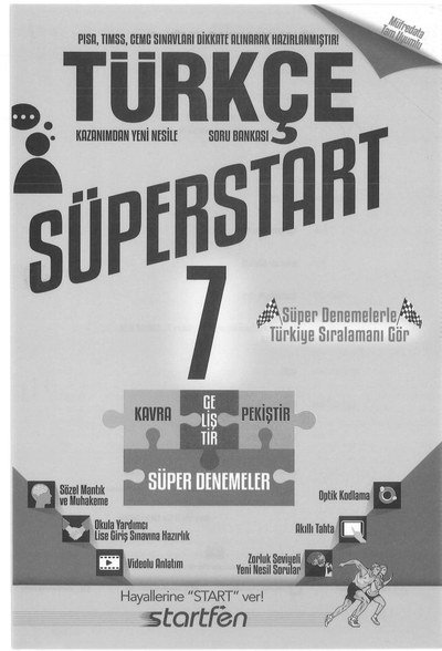 TÜRKÇE SÜPERSTART Zeta Fotokopi