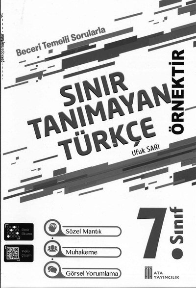 SINIR TANIMAYAN TÜRKÇE