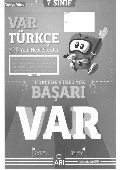 VAR TÜRKÇE BAŞARI VAR Zeta Fotokopi