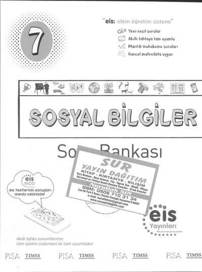 SOSYAL BİLGİLER SORU BANKASI Zeta Fotokopi