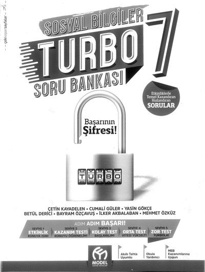 SOSYAL BİLGİLER TURBO SORU BANKASI Zeta Fotokopi