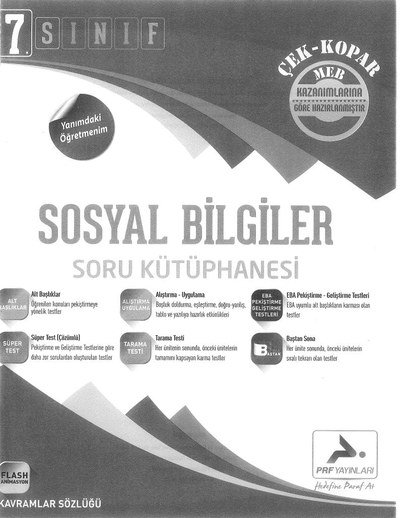 SOSYAL BİLGİLER SORU KÜTÜPHANESİ