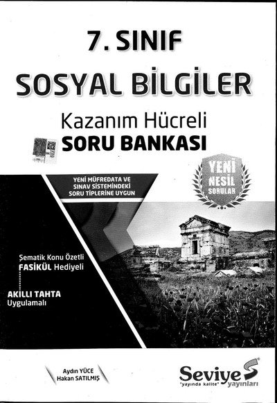 SOSYAL BİLGİLER KAZANIM HÜCRELİ SORU BANKASI Zeta Fotokopi