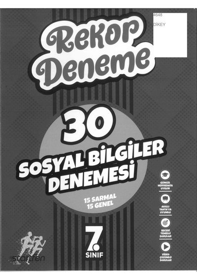 REKOR DENEME 30 SOSYAL BİLGİLER DENEMESİ Zeta Fotokopi