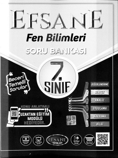 EFSANE FEN BİLİMLERİ SORU BANKASI