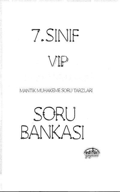 VIP SORU BANKASI FEN BİLİMLERİ Zeta Fotokopi