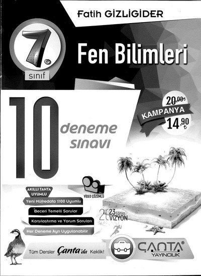 FEN BİLİMLERİ 10 DENEME SINAVI Zeta Fotokopi