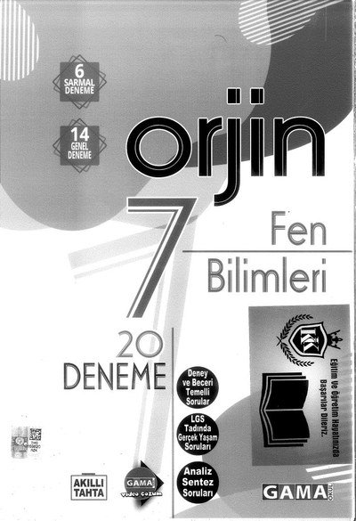 ORJİN FEN BİLİMLERİ 20 DENEME