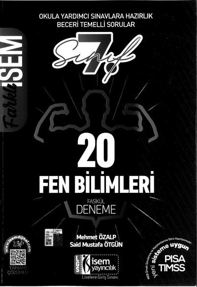 20 FEN BİLİMLERİ FASİKÜL DENEME Zeta Fotokopi