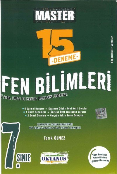 MASTER 15 DENEME FEN BİLİMLERİ Zeta Fotokopi