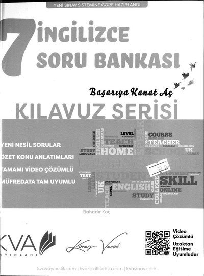 İNGİLİZCE SORU BANKASI KILAVUZ SERİSİ Zeta Fotokopi
