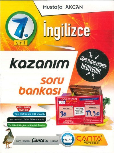 İNGİLİZCE KAZANIM SORU BANKASI Zeta Fotokopi