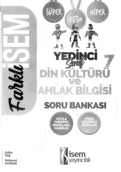 FARKLI İSEM DİN KÜLTÜRÜ VE AHLAK BİLGİSİ SORU BANKASI Zeta Fotokopi