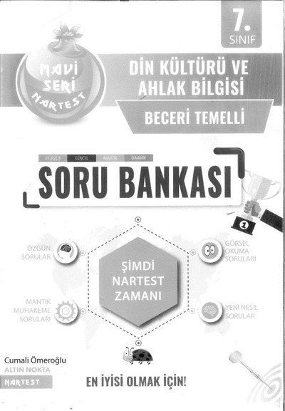 DİN KÜLTÜRÜ VE AHLAK BİLGİSİ BECERİ TEMELLİ SORU BANKASI Zeta Fotokopi