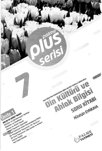 PLUS SERİSİ DİN KÜLTÜRÜ VE AHLAK BİLGİSİ SORU KİTABI Zeta Fotokopi