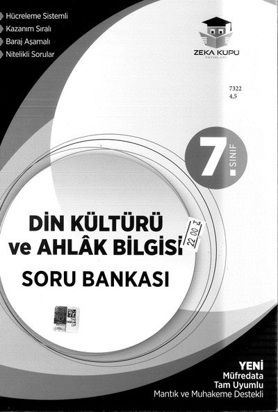 DİN KÜLTÜRÜ VE AHLAK BİLGİSİ SORU BANKASI Zeta Fotokopi