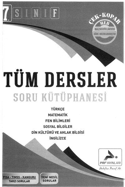 TÜM DERSLER SORU KÜTÜPHANESİ