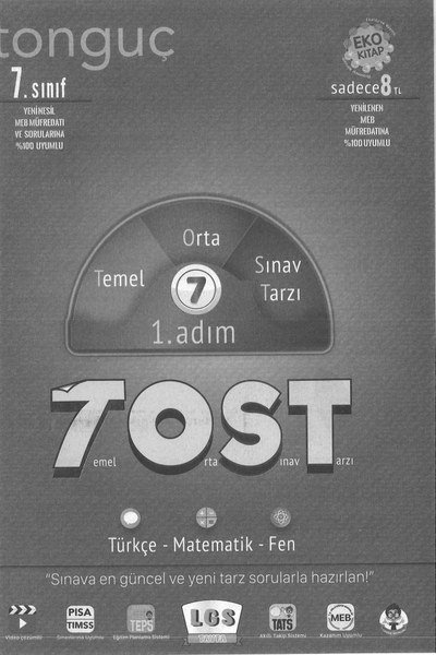 TEMEL ORTA SINAV TARZI 1. ADIM TOST Zeta Fotokopi