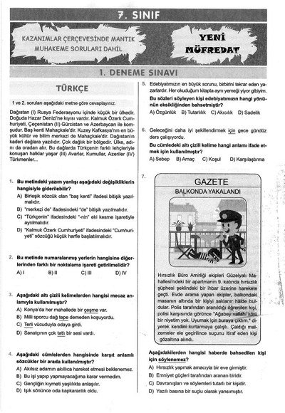 6 ADET DENEME ÇÖZÜMLÜ Zeta Fotokopi