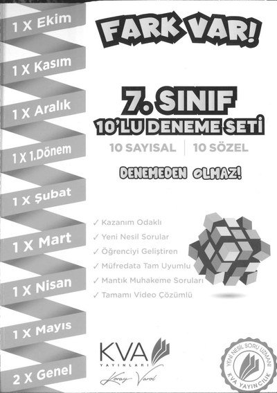 FARK VAR 10'LU DENEME SETİ