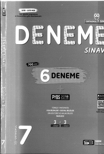 DENEME SINAVI 6 DENEME Zeta Fotokopi