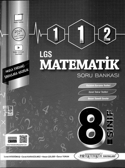 112 MATEMATİK LGS SORU BANKASI Zeta Fotokopi