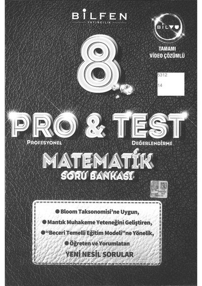 PRO & TEST MATEMATİK SORU BANKASI Zeta Fotokopi