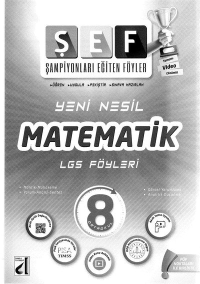 ŞEF ŞAMPİYONLARI EĞİTEN FÖYLER MATEMATİK LGS FÖYLERİ Zeta Fotokopi
