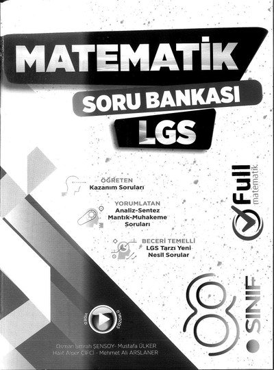 MATEMATİK SORU BANKASI LGS