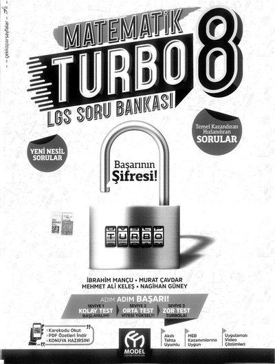 MATEMATİK TURBO LGS SORU BANKASI Zeta Fotokopi