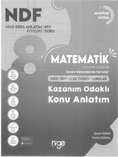 MATEMATİK KAZANIM ODAKLI KONU ANLATIM Zeta Fotokopi