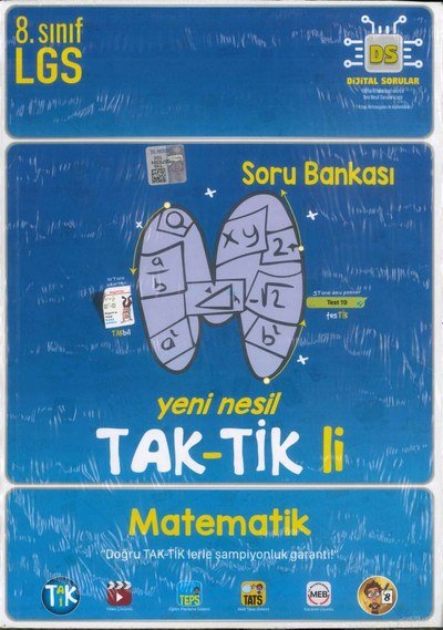 SORU BANKASI MATEMATİK YENİ NESİL TAK-TİK'Lİ Zeta Fotokopi