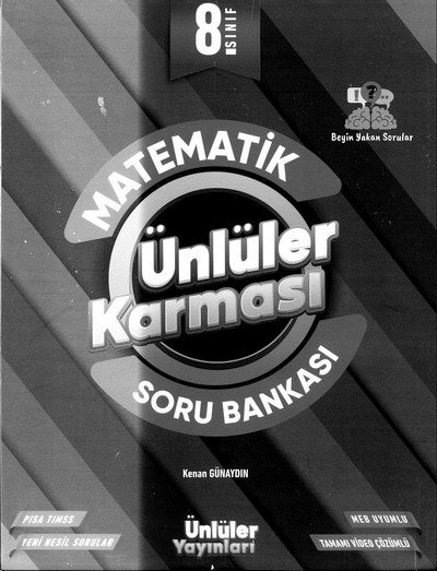 MATEMATİK ÜNLÜLER KARMASI SORU BANKASI Zeta Fotokopi