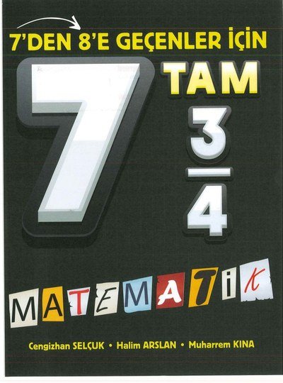 7'DEN 8'E GEÇENLER İÇİN TAM MATEMATİK Zeta Fotokopi