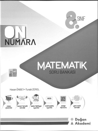 ON NUMARA MATEMATİK SORU BANKASI
