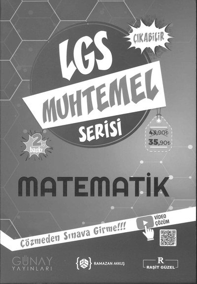 LGS MUHTEMEL SERİSİ MATEMATİK Zeta Fotokopi