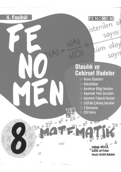 FENOMEN MATEMATİK SORU BANKASI 4. FASİKÜL