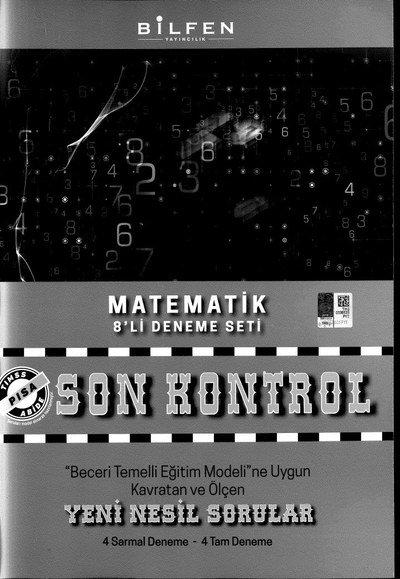 MATEMATİK 8'Lİ DENEME SETİ SON KONTROL Zeta Fotokopi