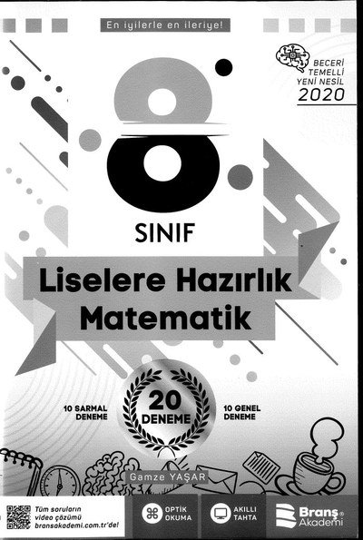 LİSELERE HAZIRLIK MATEMATİK 20 DENEME