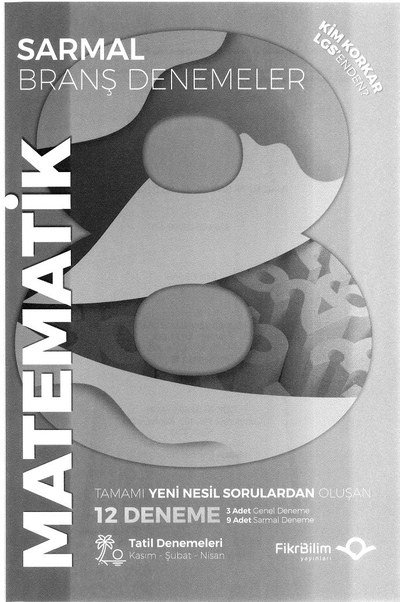 SARMAL BRANŞ DENEMELERİ MATEMATİK 12 DENEME Zeta Fotokopi