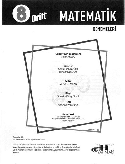 MATEMATİK DENEMELERİ Zeta Fotokopi