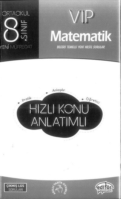 VIP MATEMATİK HIZLI KONU ANLATIMLI Zeta Fotokopi