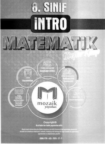 İNTRO MATEMATİK DEFTER KİTAP Zeta Fotokopi