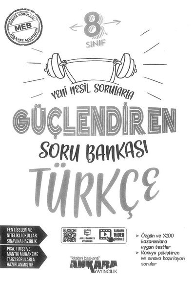 GÜÇLENDİREN SORU BANKASI TÜRKÇE Zeta Fotokopi
