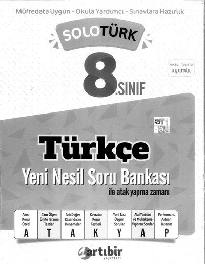 TÜRKÇE YENİ NESİL SORU BANKASI
