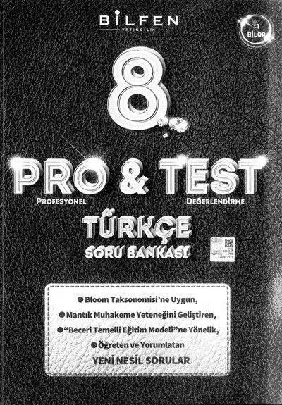 PRO & TEST TÜRKÇE SORU BANKASI Zeta Fotokopi