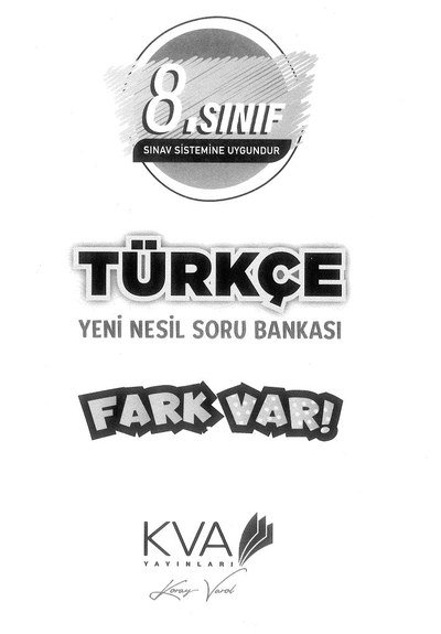 TÜRKÇE YENİ NESİL SORU BANKASI FARK VAR Zeta Fotokopi