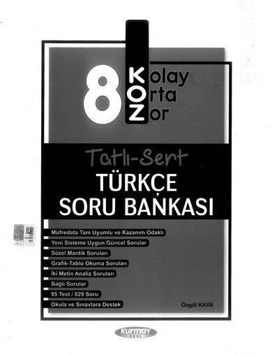 TATLI SERT TÜRKÇE SORU BANKASI Zeta Fotokopi