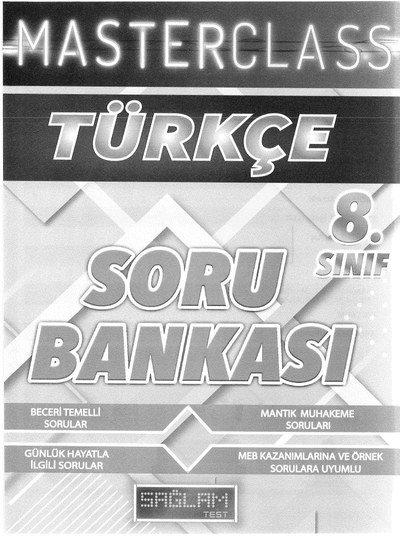 MASTERCLASS TÜRKÇE SORU BANKASI