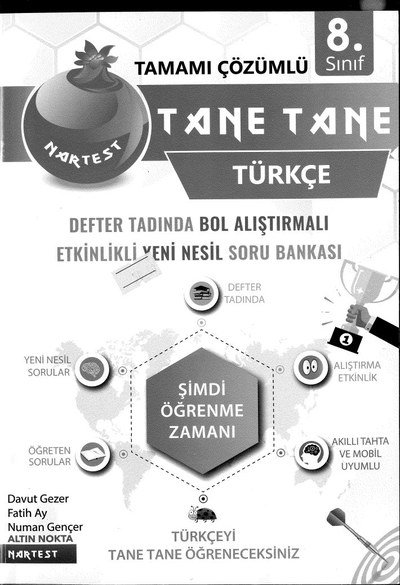 TÜRKÇE DEFTER TADINDA BOL ALIŞTIRMALI SORU BANKASI Zeta Fotokopi